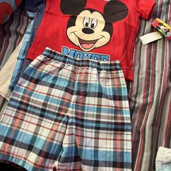 Size 4 Mickey Short Set