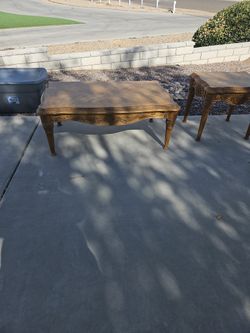 Coffee Table And Side Table