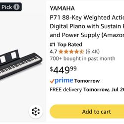 Yamaha 88 Key keyboard 