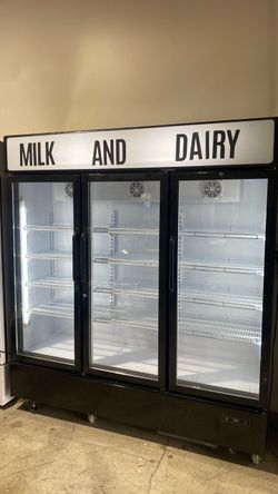 Commercial 3-Door Glass Reach-In Refrigerator