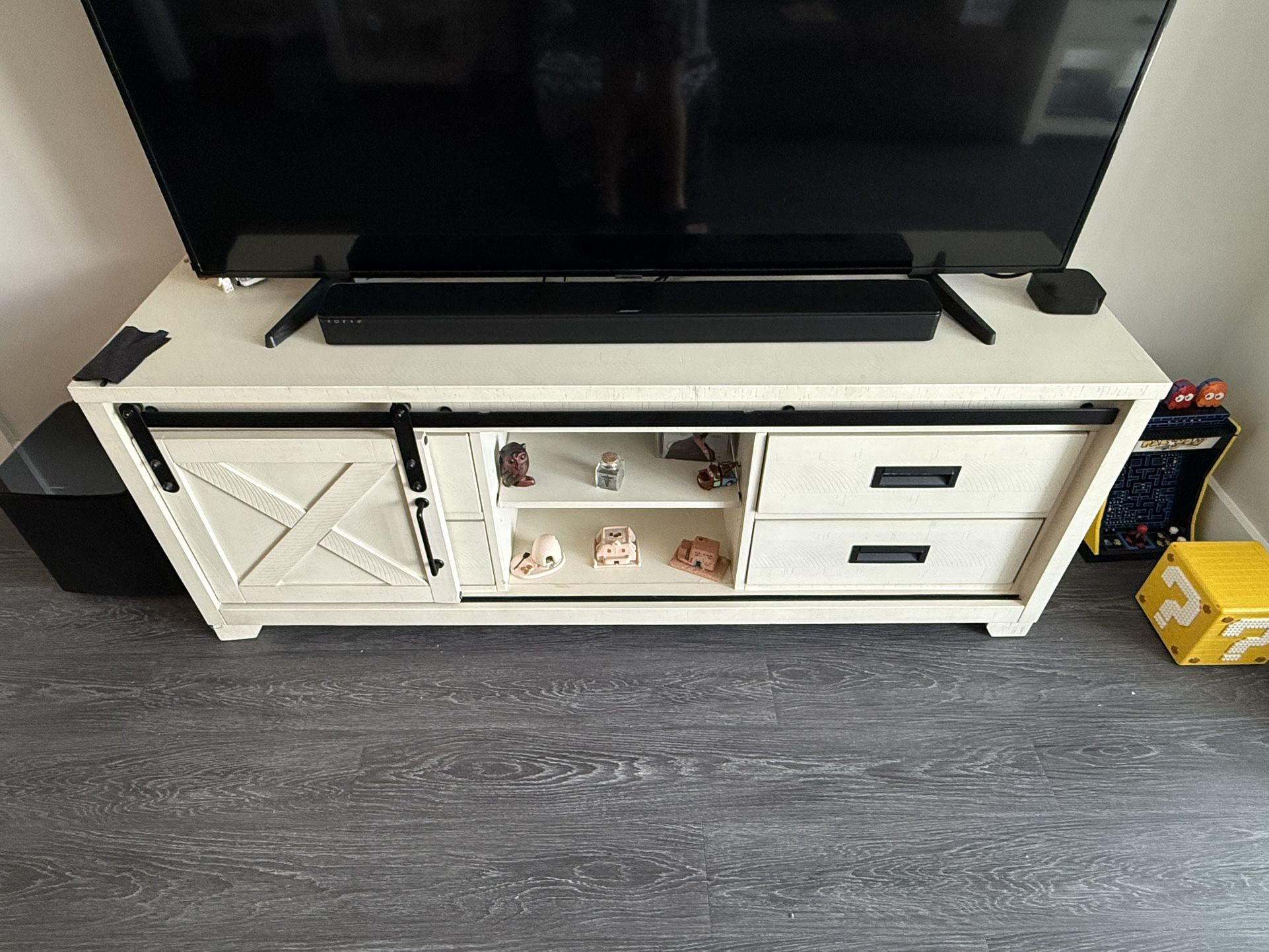 Entertainment Center and 2 End Tables