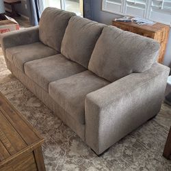 Tan Fabric Couch Jerome’s 5 Months Old