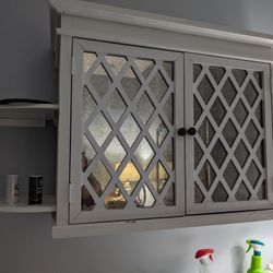 Wall Mounted Mirrored Cabinet 