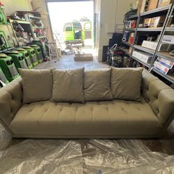 Large Sage Green Sofa
