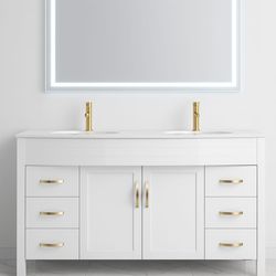 Bathroom vanity 60”
