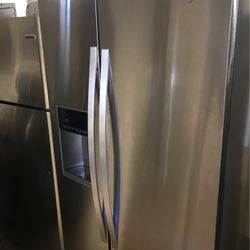 Whirlpool Refrigerator Side By Side Stainless  