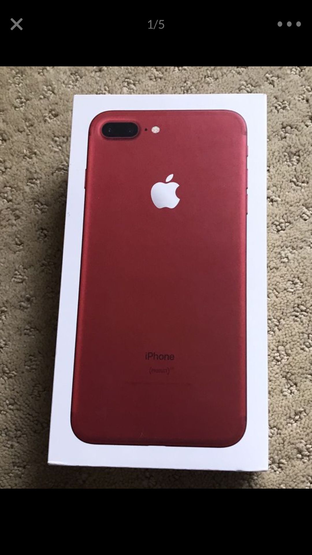 Apple iPhone 7 PLUS - 128GB 5.5” RED Special Edition - UNLOCKED GSM