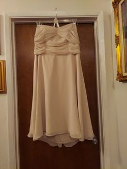 Formal beige dress