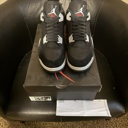 Brand New Air Jordan Black Canvas 4’s size 13 with original box and proof of purchase. No trades cash is king and price is firm.