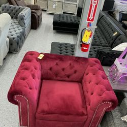 Red Single Beautiful Chair