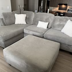 Oversized chaise sectional