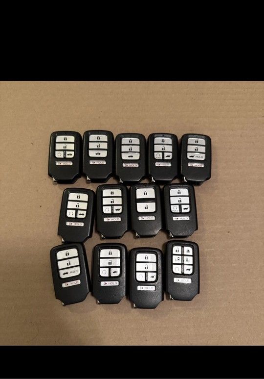 Llaves Controles Honda Keys Remotes Smart Key Honda