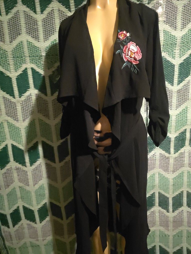 New Black Cardegan Dress Size Medium