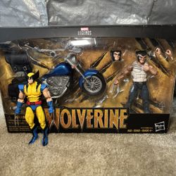 Marvel Legends Wolverines With Motorcycle! 
