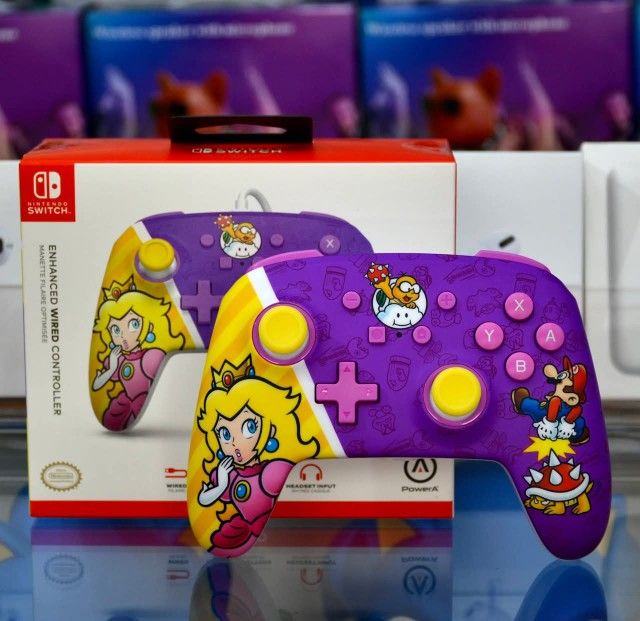 Wired Controller For Nintendo Switch - Princess Peach Battle