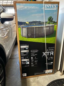 Intex Greywood Ultra XTR Round Above Ground Pool 16ft x 48in