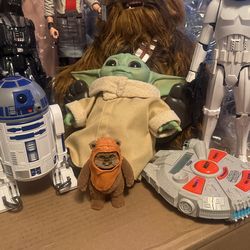 Star Wars toy collection figurines