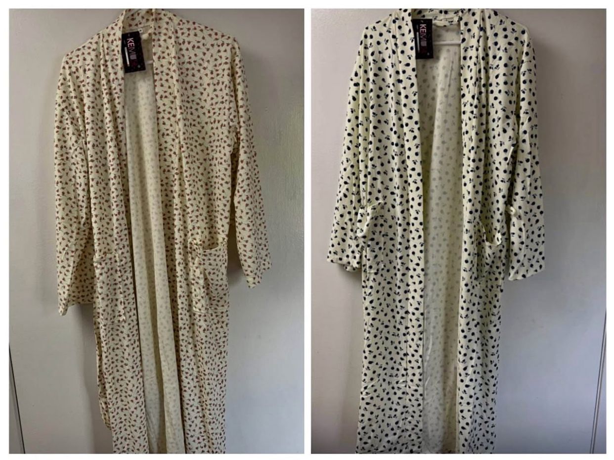 New Summer Woman Robe 3 Sizes Available M , L and XL Each 4$