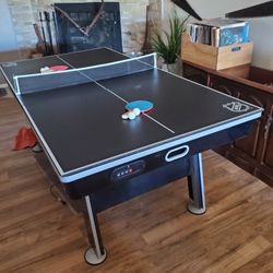NHL Air Hockey And Ping Pong Table