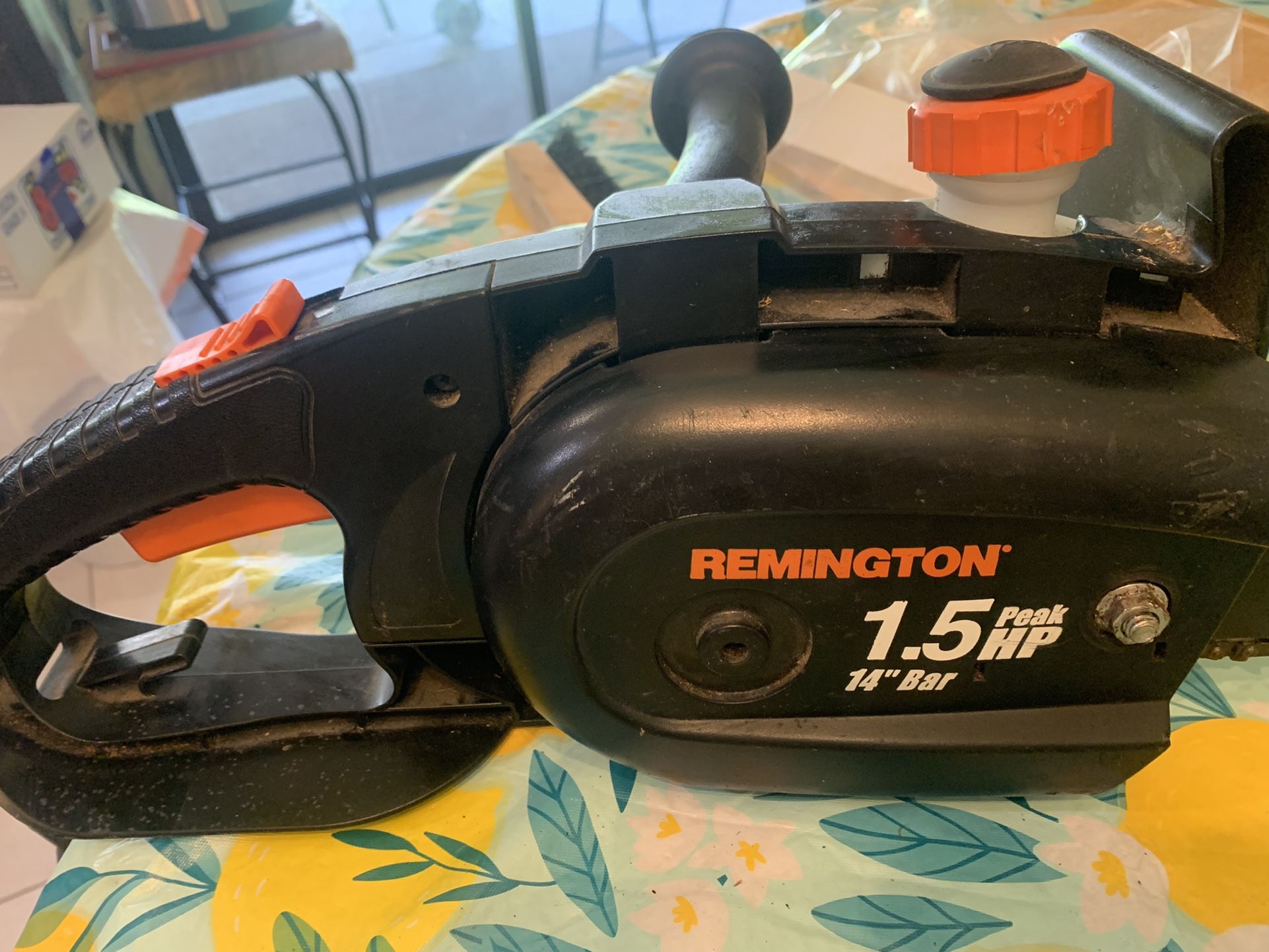 Remington 1.5peak hp 14’bar Electric Plus Gas Chainsaw