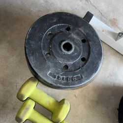 Weight Bench & Weights 