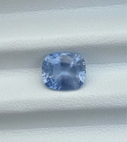 Light Blue Cushion Cut 2.4 Carats Natural Sapphire