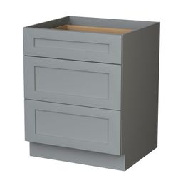Gray color Vanity Drawer Base Cabinet - 21"W x 34 1/2"H x 21"D: $381.08
