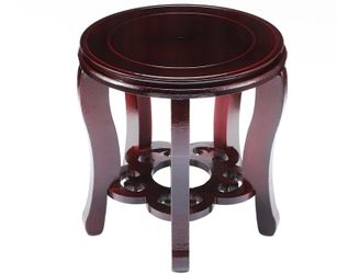 Colingmill 11 Inch Wooden Oriental Plant Stand