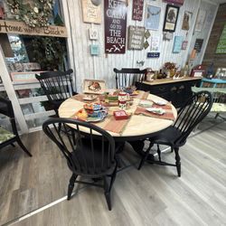 Antique Claw Foot Table And 4 Chairs available at Do Over Decor in Jensen Beach 