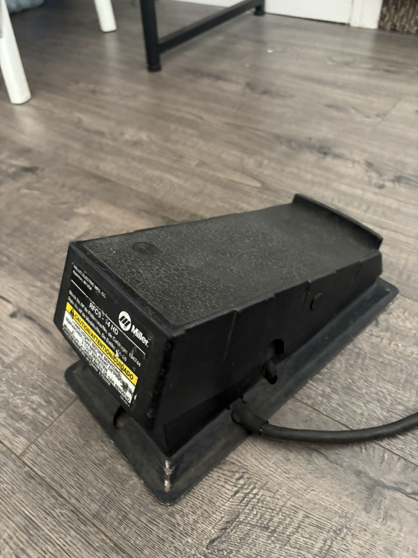 Miller welding pedal