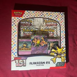 Pokémon 151 Alakazam Ex Collection Box