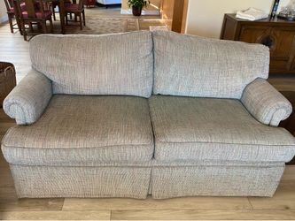 Sage green loveseat