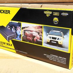 Kicker CXA660.5T CX Power Amplifier 5-Channel Speaker System Amp 1320 Watts CXA660.5 🚨 Payment Options Available 🚨 No Credit Needed 🚨 