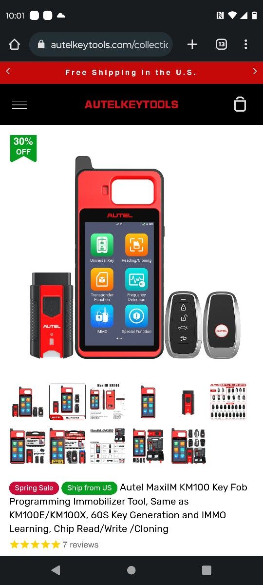 Autel KM100 Key Programmer