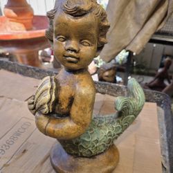 Mermaid Boy Statue For Sale 
