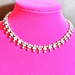 Vintage Crystal Choker Necklace