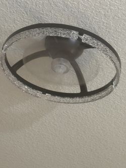Led Ceiling Round Light With Fan