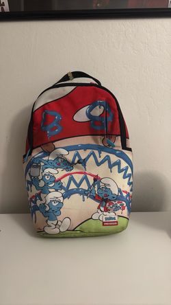 Sprayground Smurfs backpack.