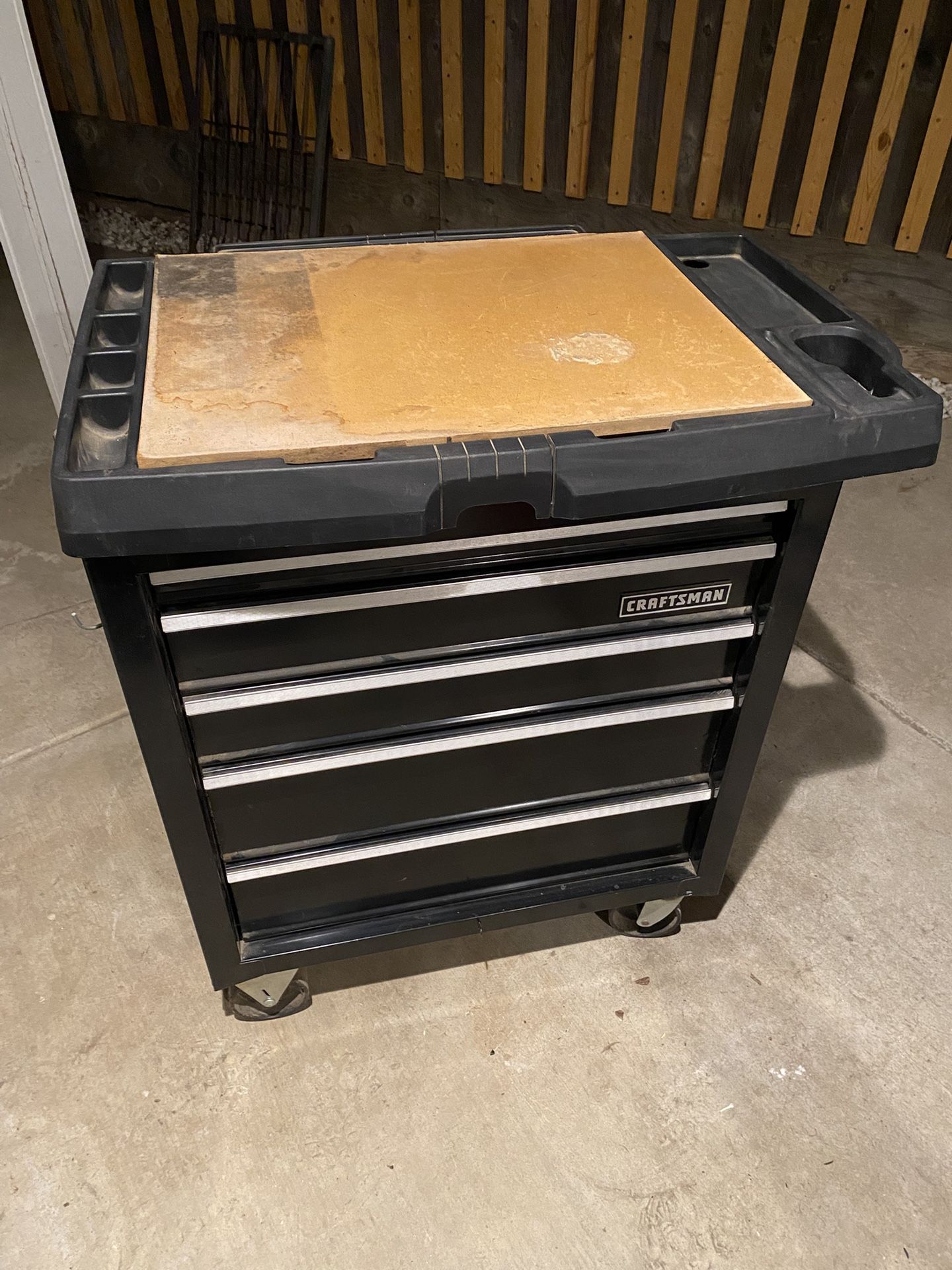 Craftsman Rolling Tools Cart With Electric Outlet