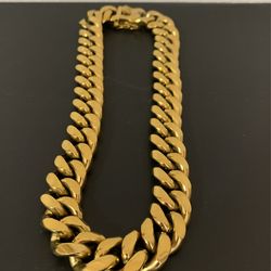 Gold Cuban Chain Choker