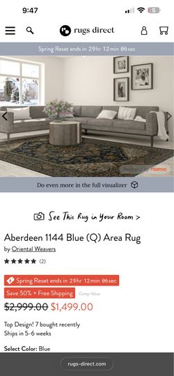 Large rug