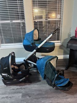 Musty Stroller With Nuna Car seat