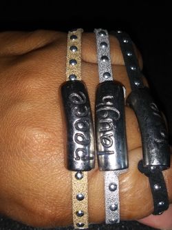 Tie bracelets All 3 for $5 or $2.50ea