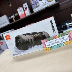 Jbl Charge 5 Bluetooth Speaker - Pay $1 today and pay the rest later -