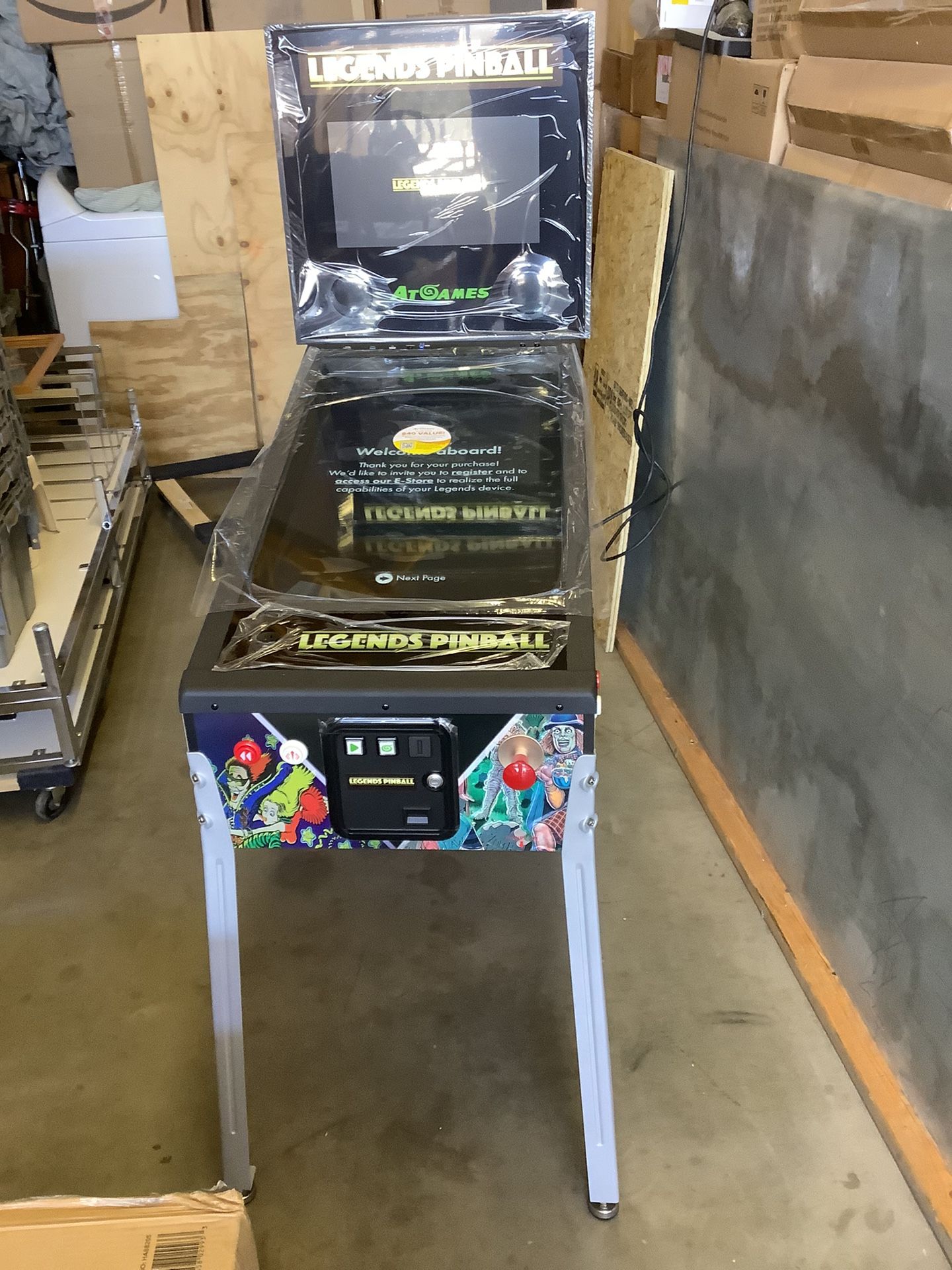 Legend Pinball Machine Brand New