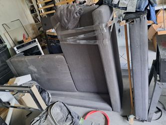 Sofa bed with a side solo poltrona