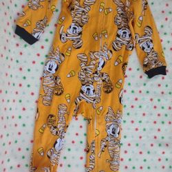 Mickey Mouse Baby Boy and Girl Halloween Sleep N Play, Sizes 6M-9M
