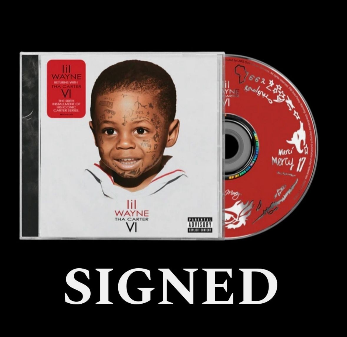 Signed LIL WAYNE Tha Carter VI (Sealed) CD