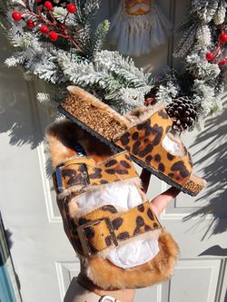Kids LEOPARD SLIPPERS