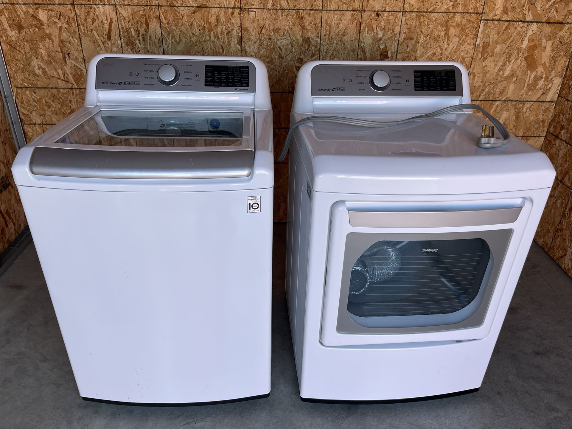 LG washer, And Dryer.
